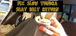 How To Fix Slow Seat Belt Return On Toyota Tundra 2000-2006 - Lost Ride